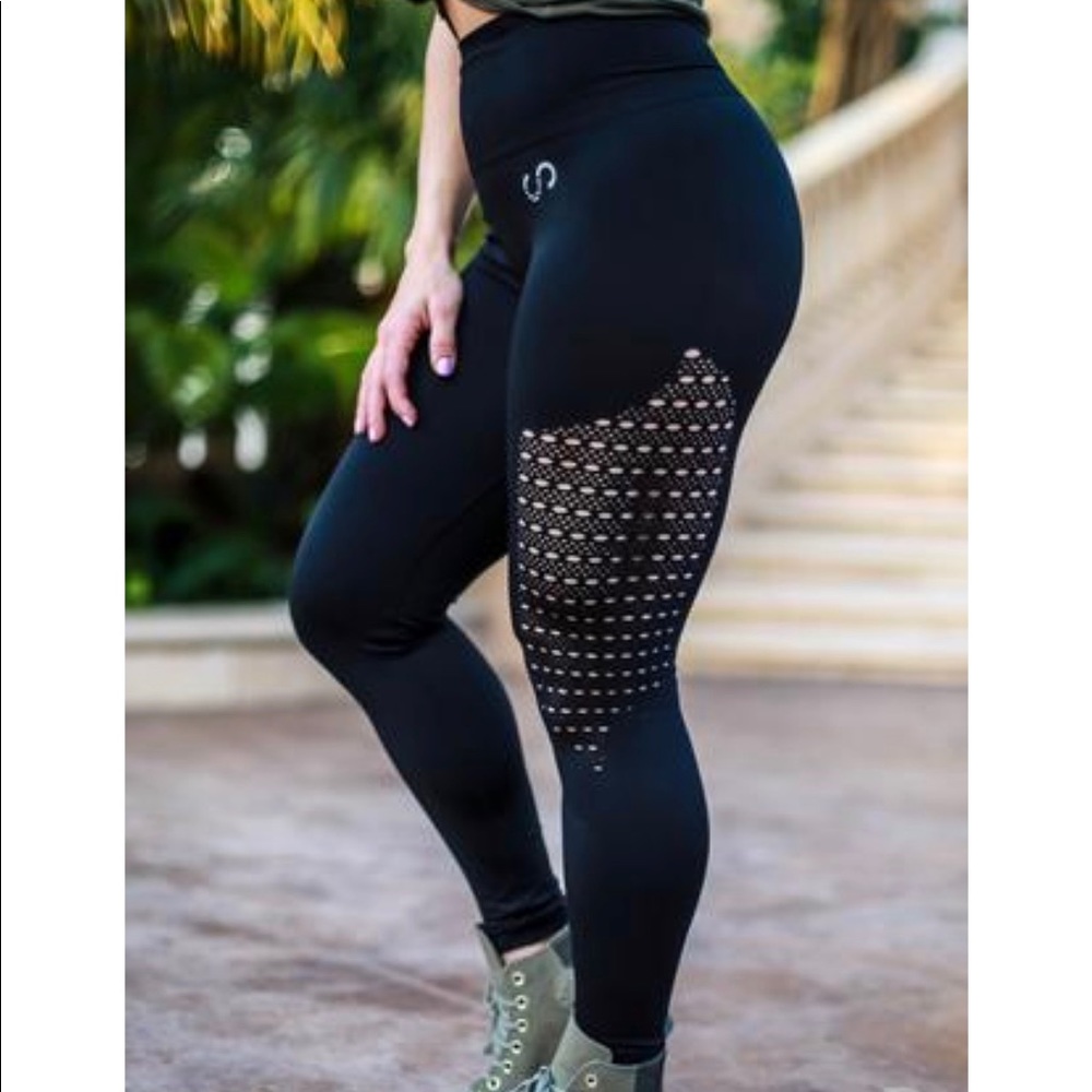 Curves N Combat Boots leggings